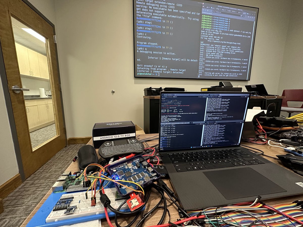 Fun pictures from one of our #hardwarehackingbootcamp offerings If you want to learn how to hack hardware and have some fun while doing it, join us in August at @_ringzer0 Want to learn more about this course? Here is a brief 🧵