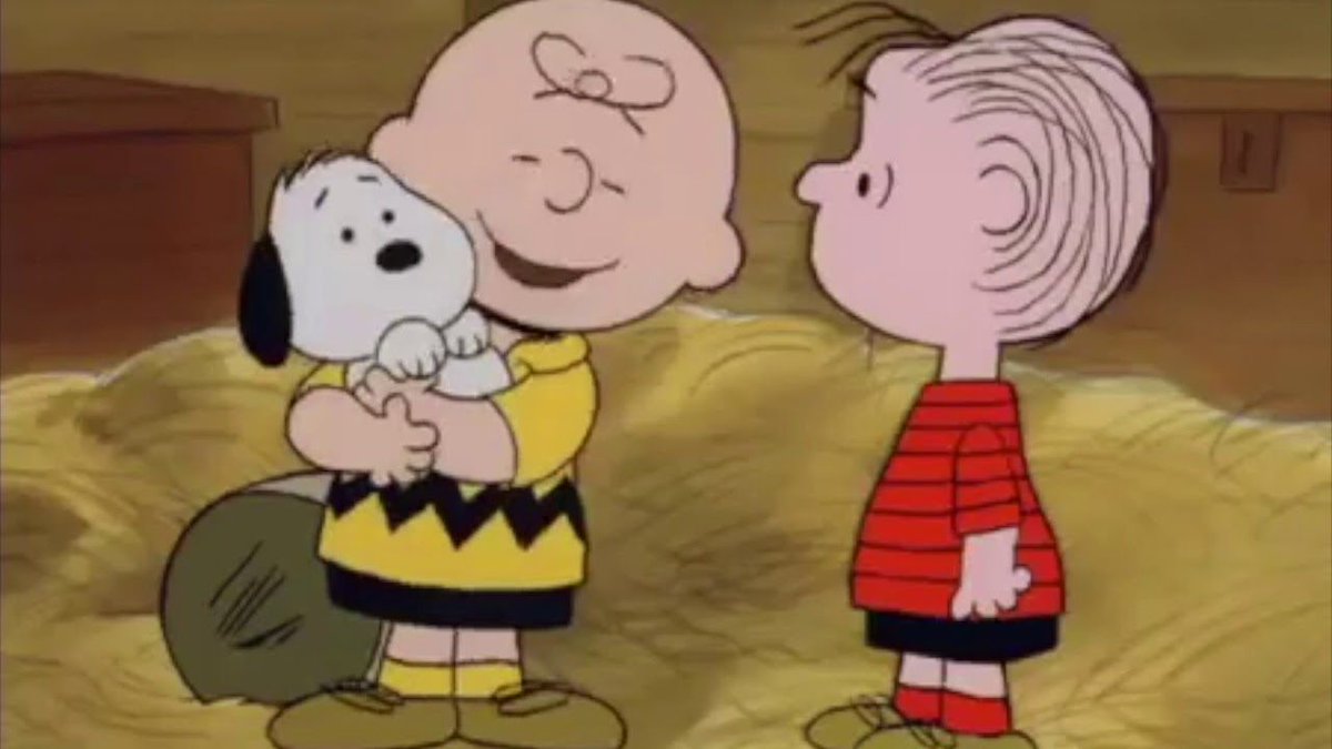 If you're having a bad day, here is the moment that Charlie Brown met Snoopy 74 years ago ❤️