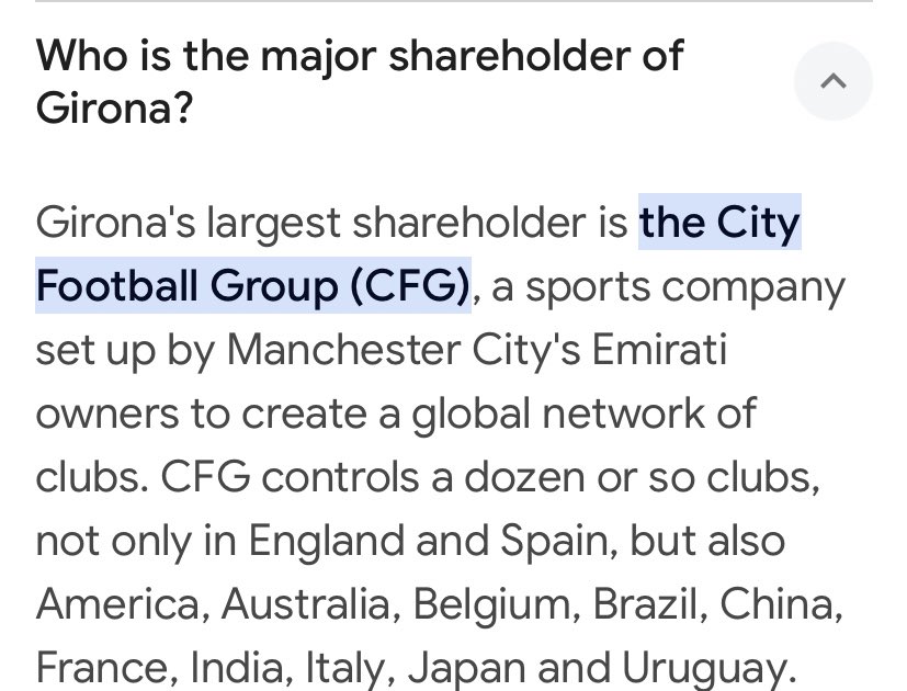 Who owns Girona you may ask?