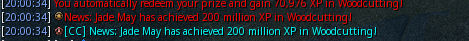 Jade_May10's tweet photo. 200m Woodcutting :) 24th 200m :) https://t.co/txSjXU7sTv