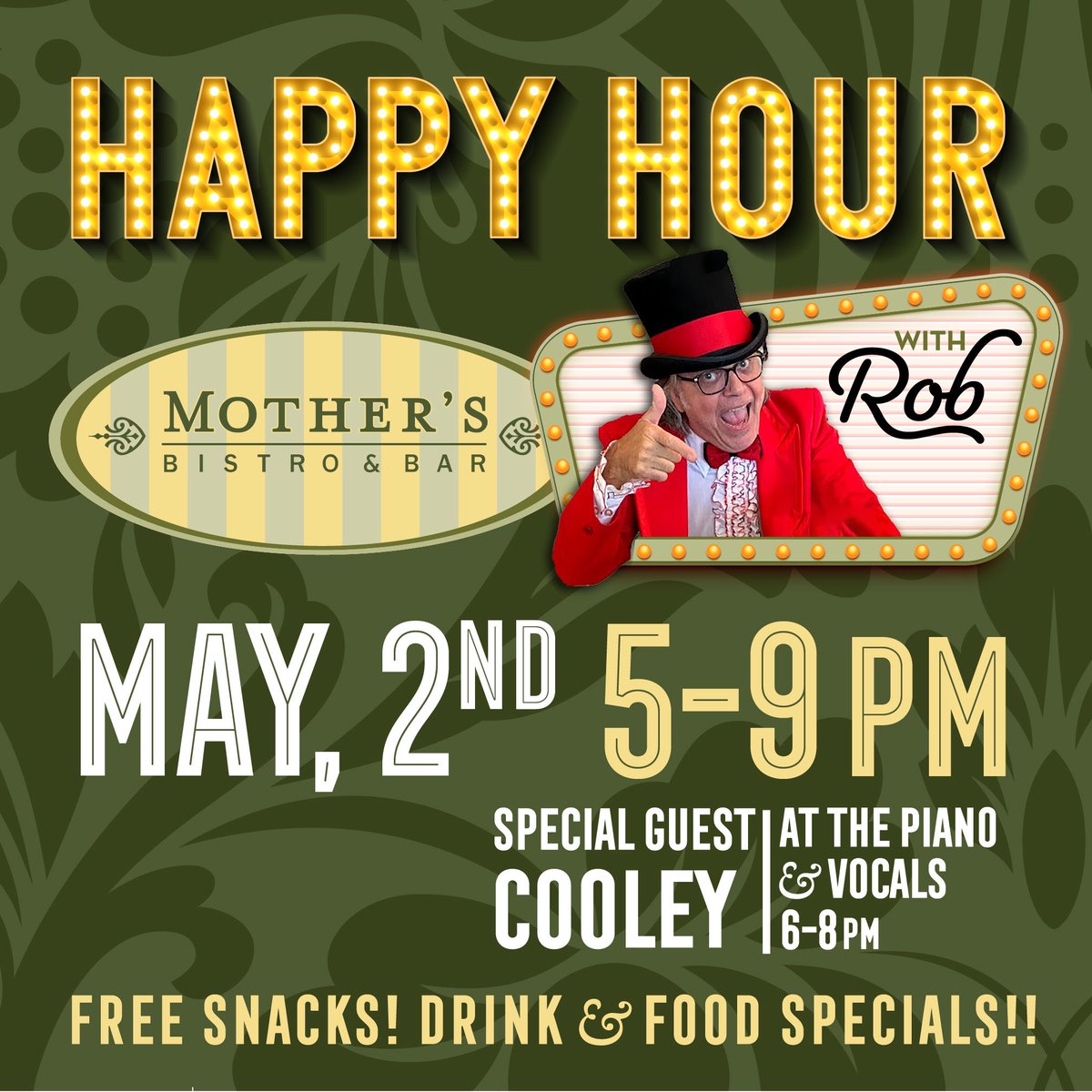 Self promotion Thursdays! If you're in Portland, drop by this evening for a cocktail and some nosh. #PDX #HappyHour #MothersBistro