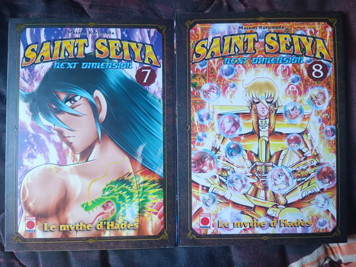 Manga'turnale avec les tomes 7 et 8 de Saint Seiya Next Dimension chez @PaniniManga ✨