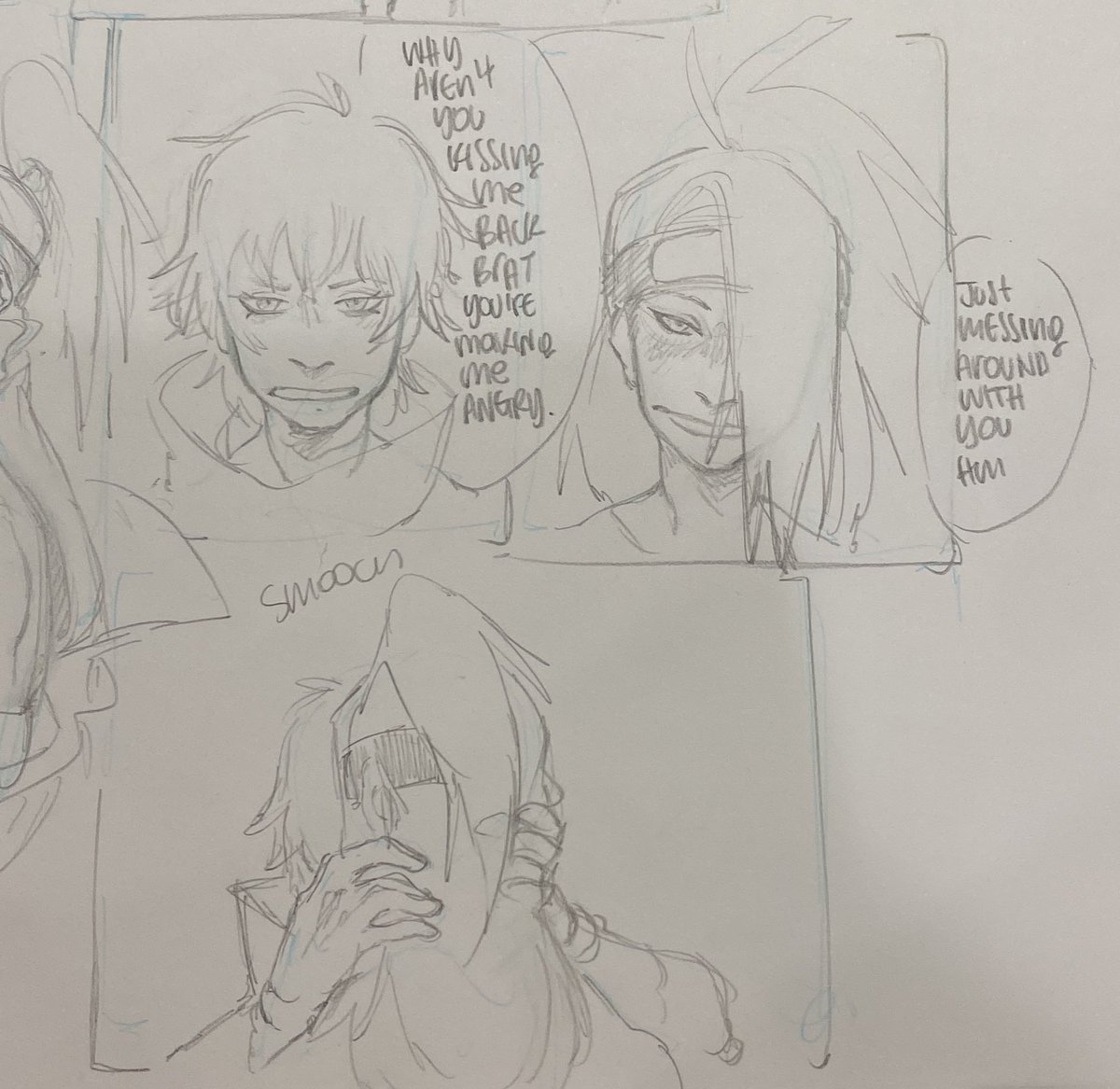 Deidara likes messing around with Sasori #sasodei #sasori #deidara #deisaso