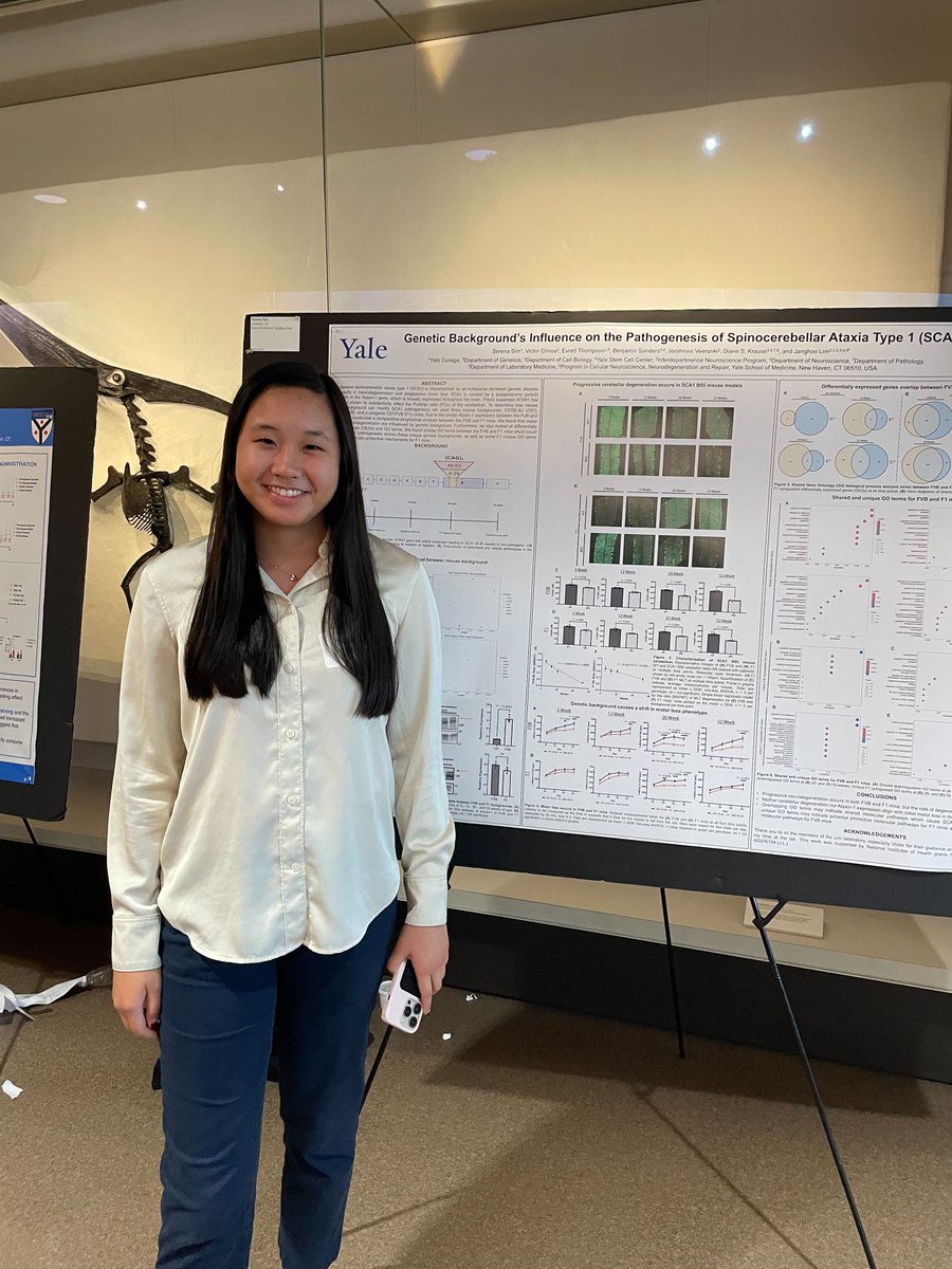 Yesterday our 3 graduating undergraduates – Joy, Rose, and Serena – did a fantastic job presenting their senior theses at the Yale Neuroscience Senior Poster Symposium 🧠🧠🧠