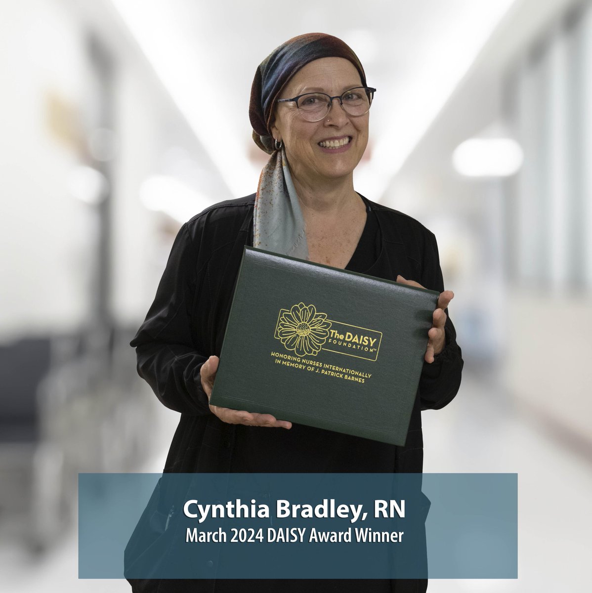 Congratulations to the DAISY Award winner at Freeman Health System – Cynthia Bradley, RN! Thank you for demonstrating clinical expertise and compassionate care. 
#thankanurse #nursing #daisyaward #freemancares4u