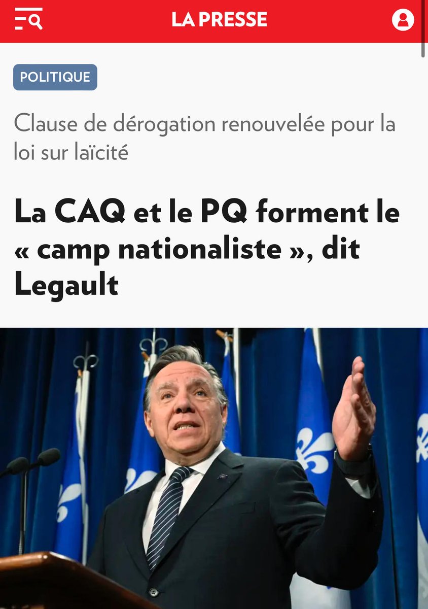 Il n’y a plus de « camp nationaliste » au Québec. Le « nationalisme» de la CAQ consiste à quémander auprès du fédéral pour le plus souvent revenir bredouille. Il laisse surtout le fédéral nous imposer des politiques en matière de langue, de culture et d'immigration qui nous…
