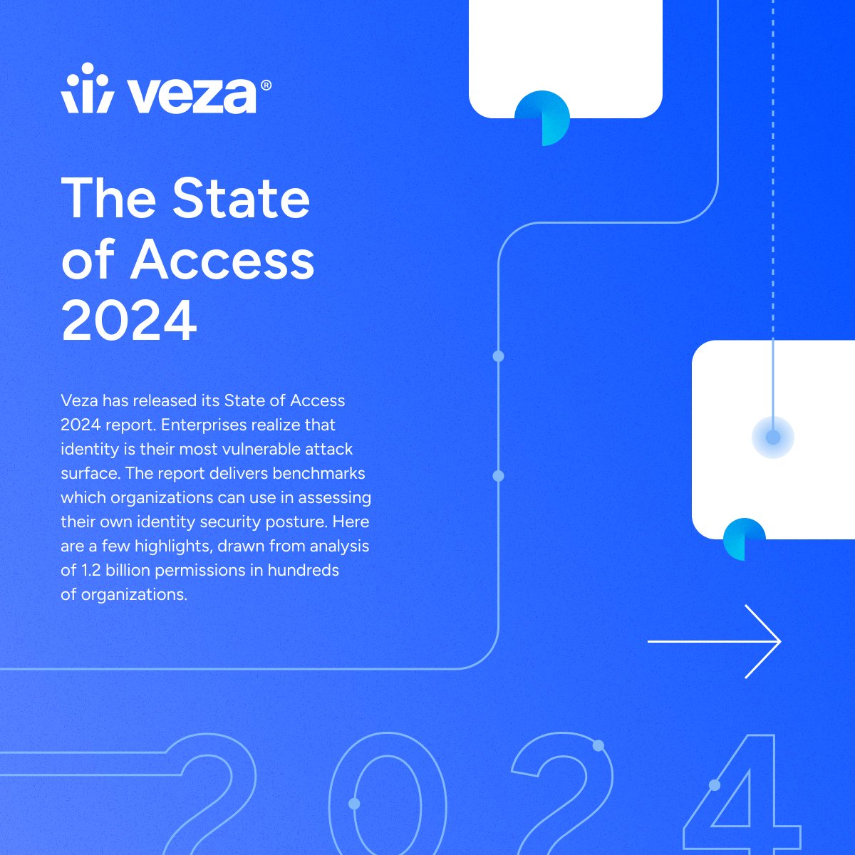 vezainc's tweet photo. ๐จ Introducing the Veza #StateOfAccess report ๐จ
Tune in on May 16th to hear security practitioners present the report and dive into data highlights about permissions, identity and access. RSVP here โก๏ธย https://t.co/4kfK7W5BvI
#DeRiskTheBreach #IdentitySecurity #StateOfAccess https://t.co/xao4URVLWX