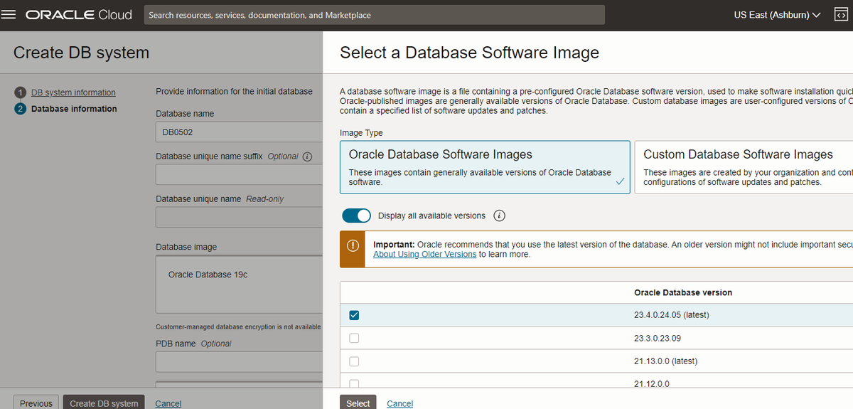 Oracle Database 23ai, en nomenclatura heredada de la versión 23, es 23.4.0.24.05
@oracleace @OracleDatabase @OracleLatam