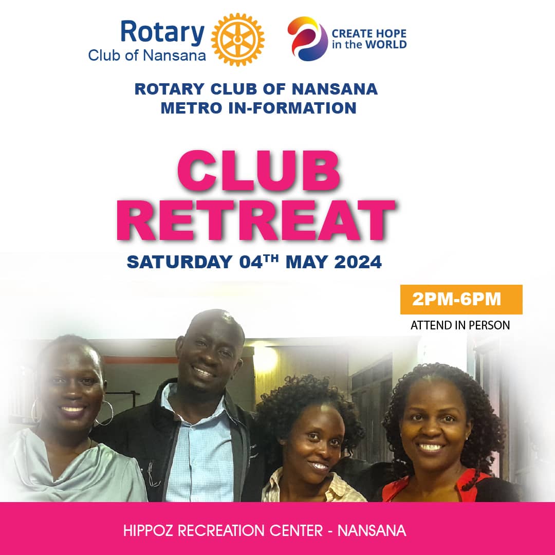 As we gear towards our charter it's important to make bold decisions. Don't miss to be part of history as we discuss *Club constitution, By-laws and Strategic Plan* See you all *#PRTeam_RCNansana* *# *RCNansana_Metro_In-Formation** *#MagicofRotary*