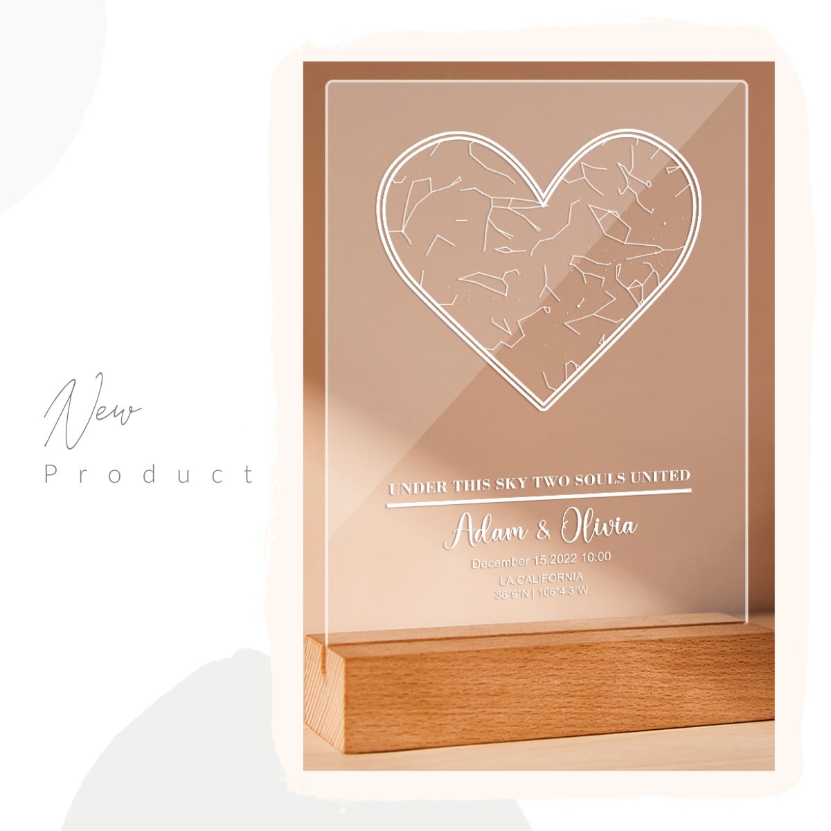 Level up your romantic gifting with our laser-cut acrylic panels! 💖 Design a custom heart or monogram with you and your partner's names for a gift that celebrates your everlasting love. #CouplesGift #RomanticKeepsake