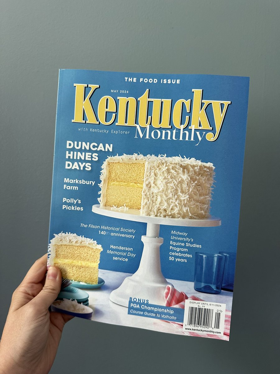 🍰 Cover story 😋 Be sure to snag the food issue of @KentuckyMonthly this month to read more about our weeklong celebration of good food and good fun!