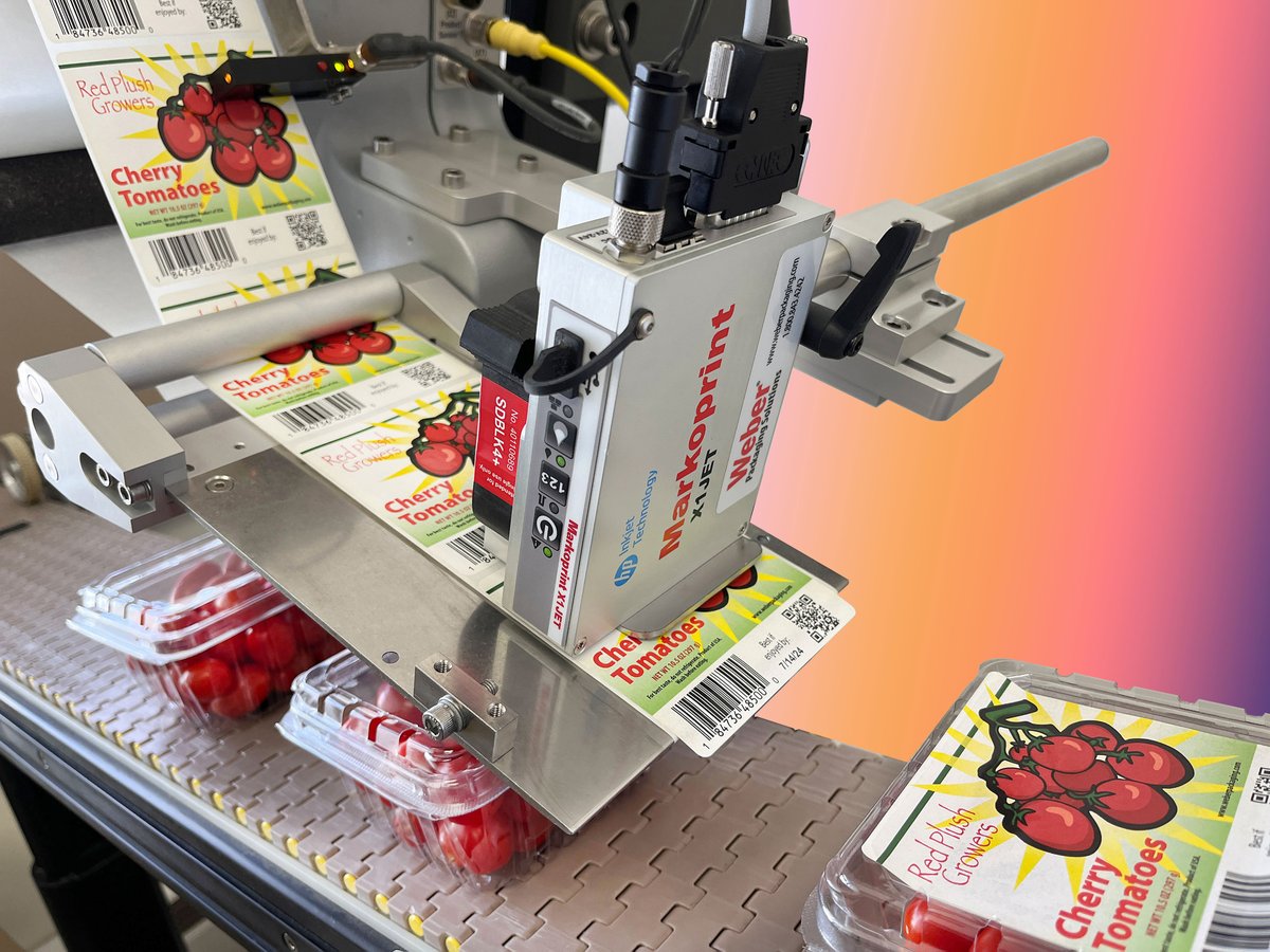 WeberPackaging's tweet image. Read our new blog to learn about how you can streamline your inkjet coding process with a turn-key system from Weber. The Markoprint X1Jet inkjet coder utilizes HP cartridges to provide a clean, hassle-free printing solution.
bit.ly/3JLbYKo #inkjetcoding #markoprint