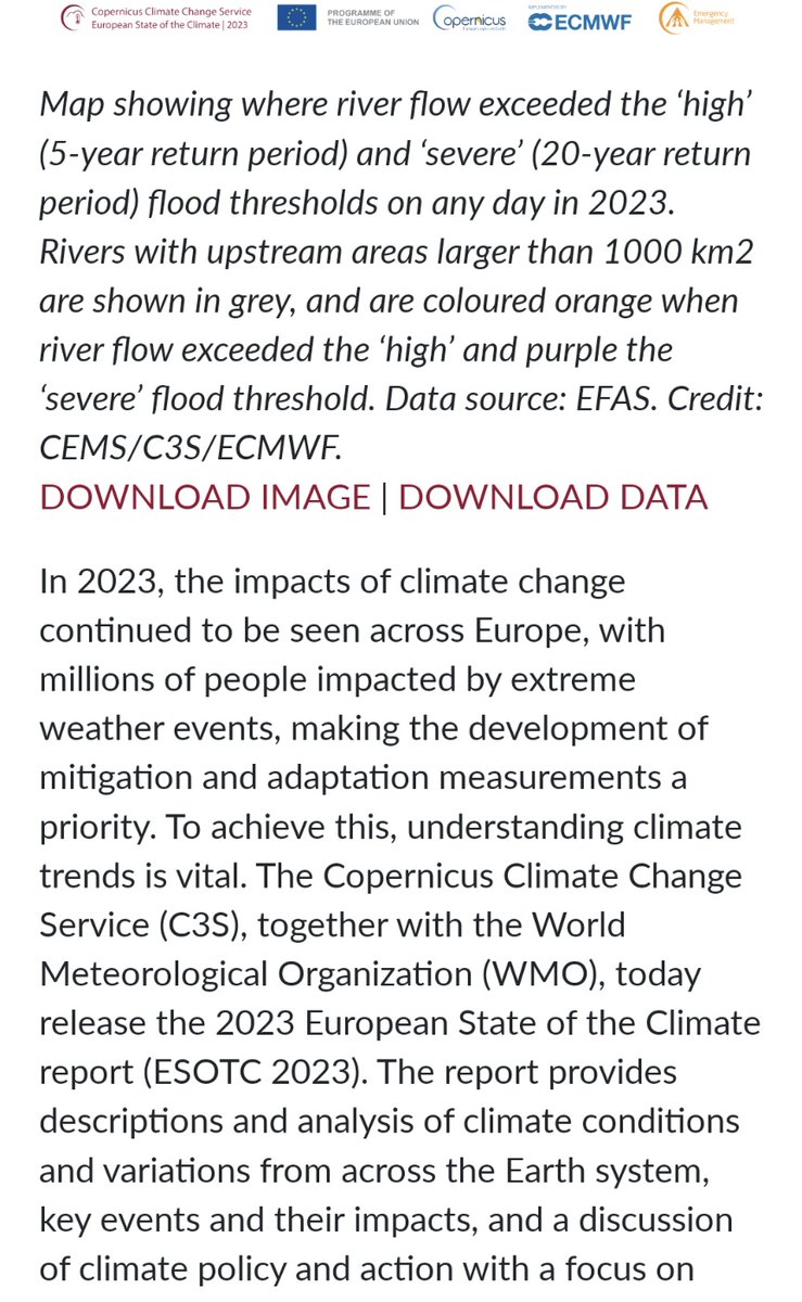 ♻️ #Europe #experiences #widespreadflooding and #severeheatwaves  2023🛤️

#COPERNICUS #CLIMATECHANGE @WMO #esotc2023 #EUROPEAN #STATE o da #CLIMATE2023 #StreetTreck🛤️ 
climate.copernicus.eu/europe-experie…