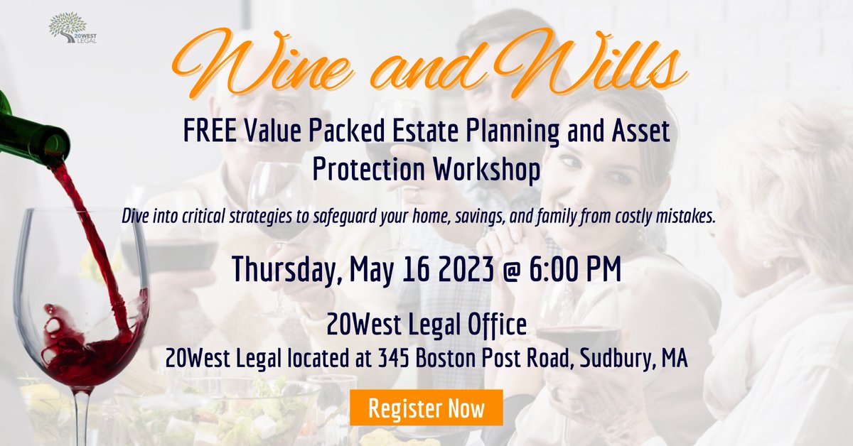 Protect What Matters Most!

Dive into critical strategies to safeguard your home, savings, and family from costly mistakes. 

👉 Reserve your spot here: bit.ly/051624-WW

#estateplanningevent #estateplanning #assetprotection #freeworkshop #educationalevent #sudburyevent