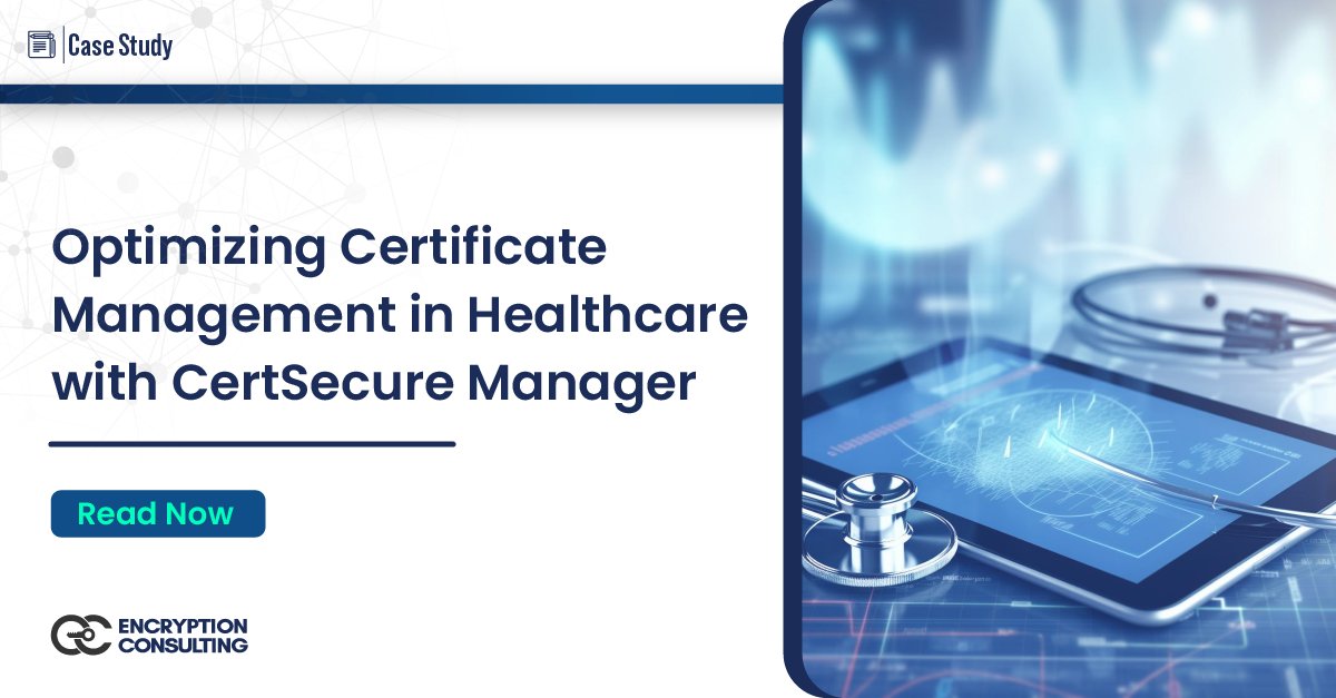 Discover how CertSecure Manager helped a leading healthcare organization overcome the intricate challenges of certificate management. ow.ly/RrQN50Rv83F #DigitalCertificate #CertificateManagement #PKI #DataProtection #CyberSecurity #DataSecurity #SSL #TLS #ZeroOutage