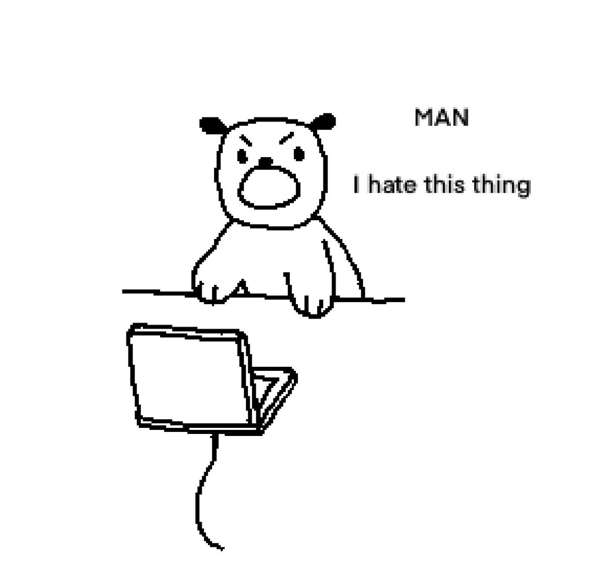 veryluckyclover's tweet photo. evil computer https://t.co/FksFCcm4Nh