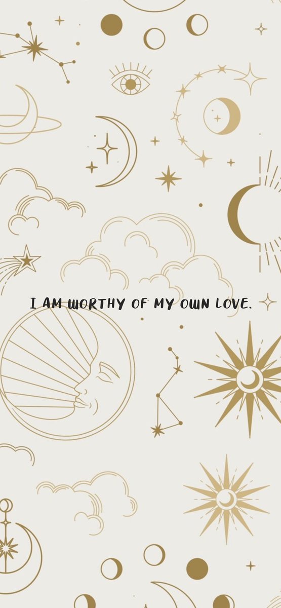 I am worthy of my own love 💫 From @am_affirmations