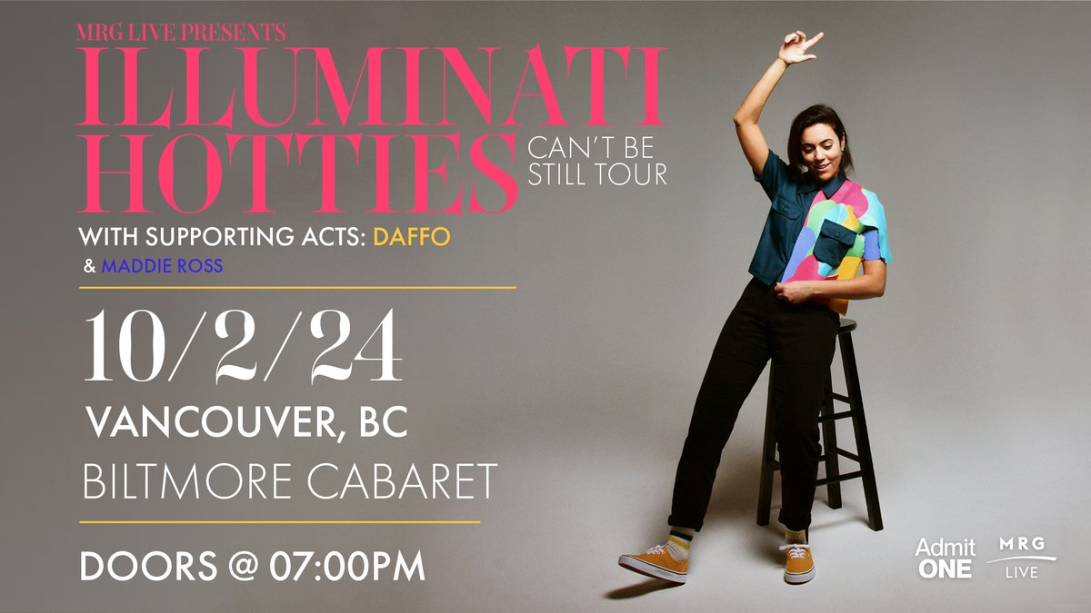 American indie rock band Illuminati Hotties are hitting the road! Watch them perform their recent single “Can’t Be Still” and more at the Biltmore on October 2nd! 🎟️ On sale now!: bit.ly/3whux5A