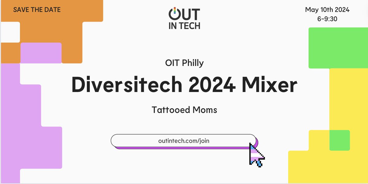 As part of Diversitech 2024 & #PTW24, join @OutInTech Philly at @Tmoms for a night of socializing, fun drinks, and cool people! Tickets: bit.ly/3wdwksp