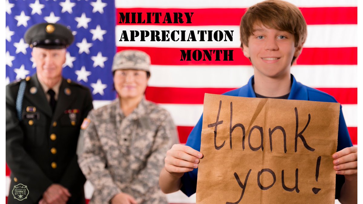 As we enter Military Appreciation Month, Mountain View Fire Rescue honors the courage and sacrifice of our armed forces. We extend our deepest gratitude to the servicemembers, veterans, & their families. Join us in celebrating their dedication throughout May.