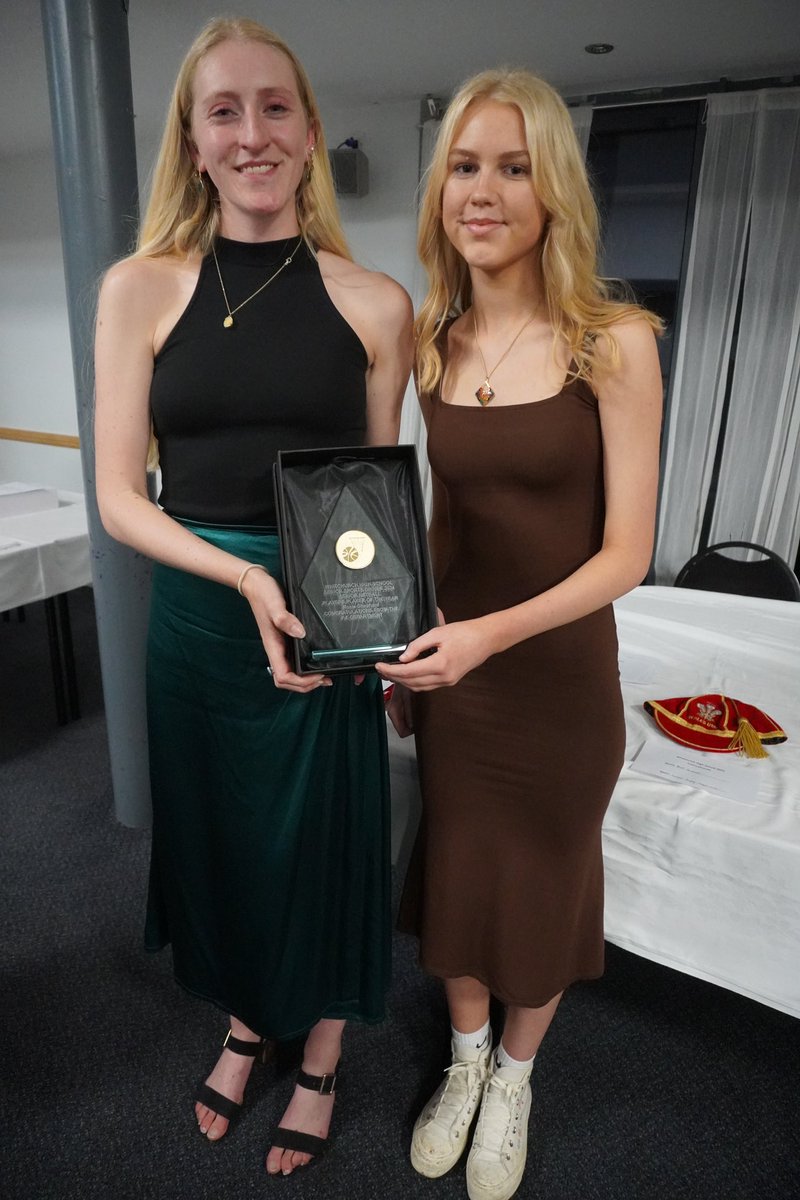 #WhitchurchHS Senior Sports Dinner #PlayersPlayer Award for Netball, Rosie Shepard 👏