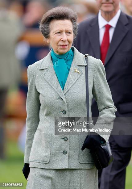 Princess Anne, Princess Royal attends day 2 of the 2024 Royal Windsor Horse Show in Home Park, Windsor Castle on May 2, 2024 in Windsor, England. (Photo by Max Mumby/Indigo/Getty Images)