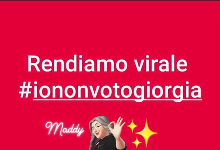 #iononvotogiorgia