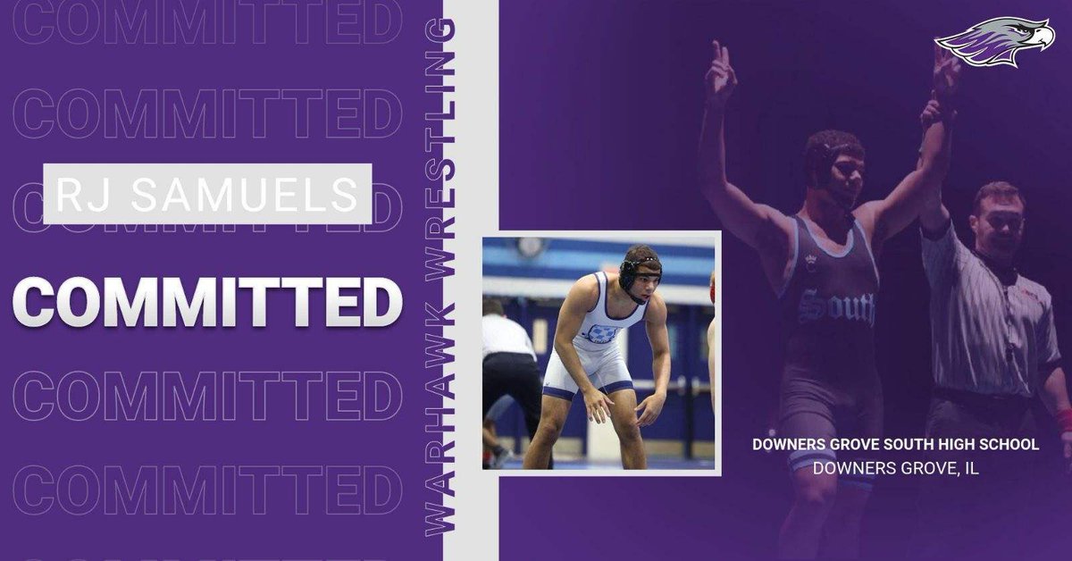 Congrats to SR RJ Samuels who has committed to continue his academic & athletic career at @UWW_Wrestling!!! Congrats RJ, we are so proud of you, can’t wait to see what the future holds for you!