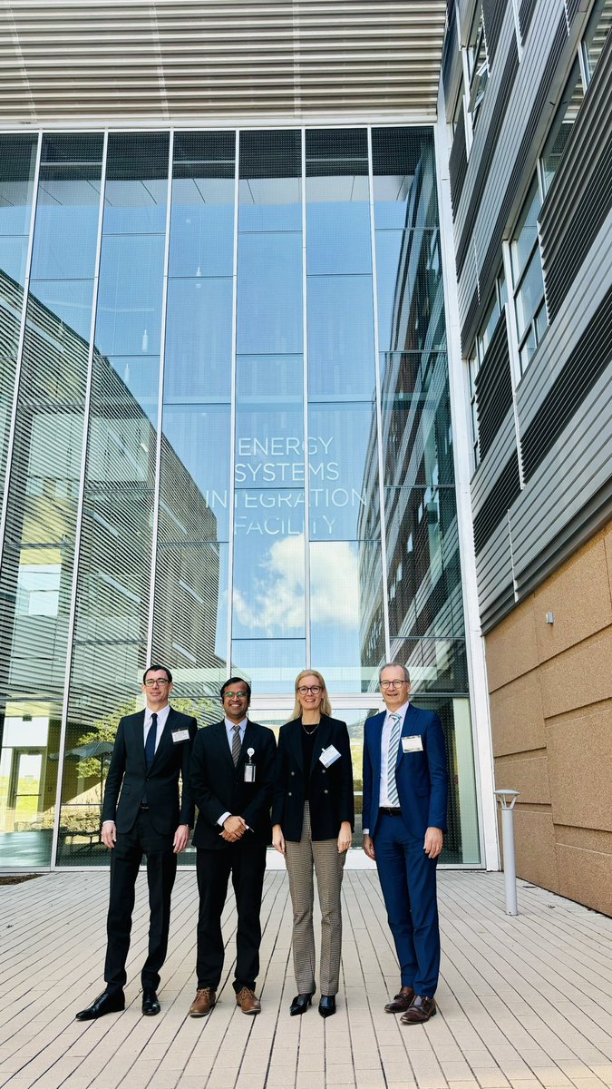 While in Colorado, Deputy Prime Minister visited the National Renewable Energy Laboratory (@NREL) for an exchange with Director Martin Keller and his excellent team on the latest research and the most promising technology and policy mix to advance the green transition.