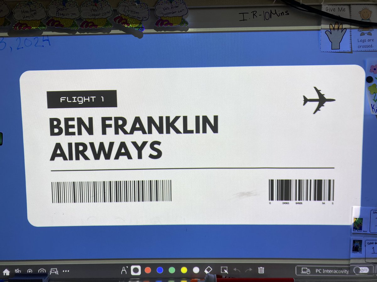ESLwithMissA's tweet photo. After learning weather and clothing words, kindergartners boarded some flights, read the weather and practiced sharing what they would need to pack for their trip! The best part was visiting countries that our #ELLs come from! 🩵✈️🌎🧳 #bfrocks #lesltps https://t.co/AZwGjLYQaS