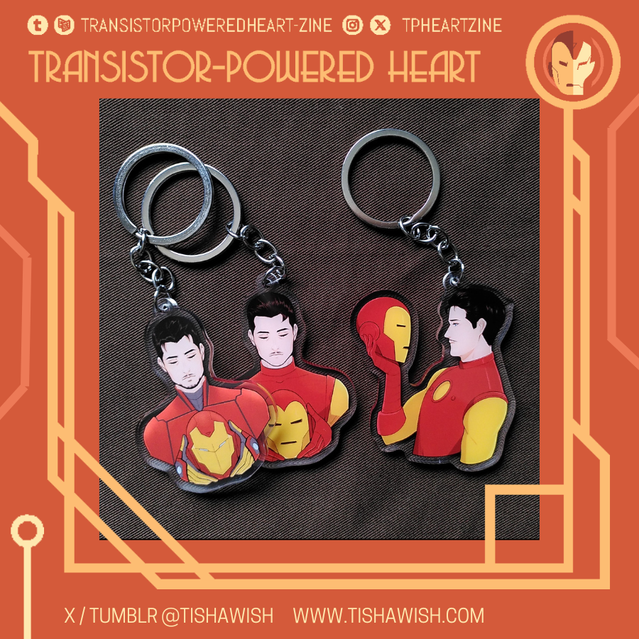 tpheartzine's tweet photo. We received our first merch items! by @tishawish_ 
#tphzine #tonystark #ironman https://t.co/E8FoARoY2g