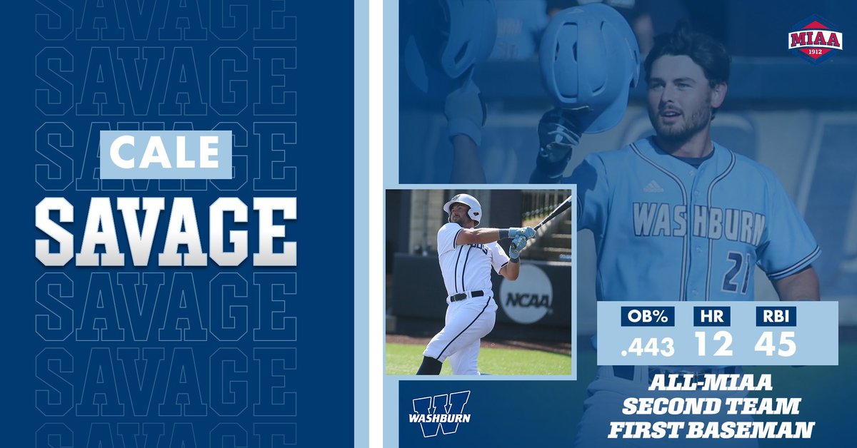 Cale Savage is a second team selection at first base with a .443 OB% along with 12 home runs and 45 RBI! #GoBods