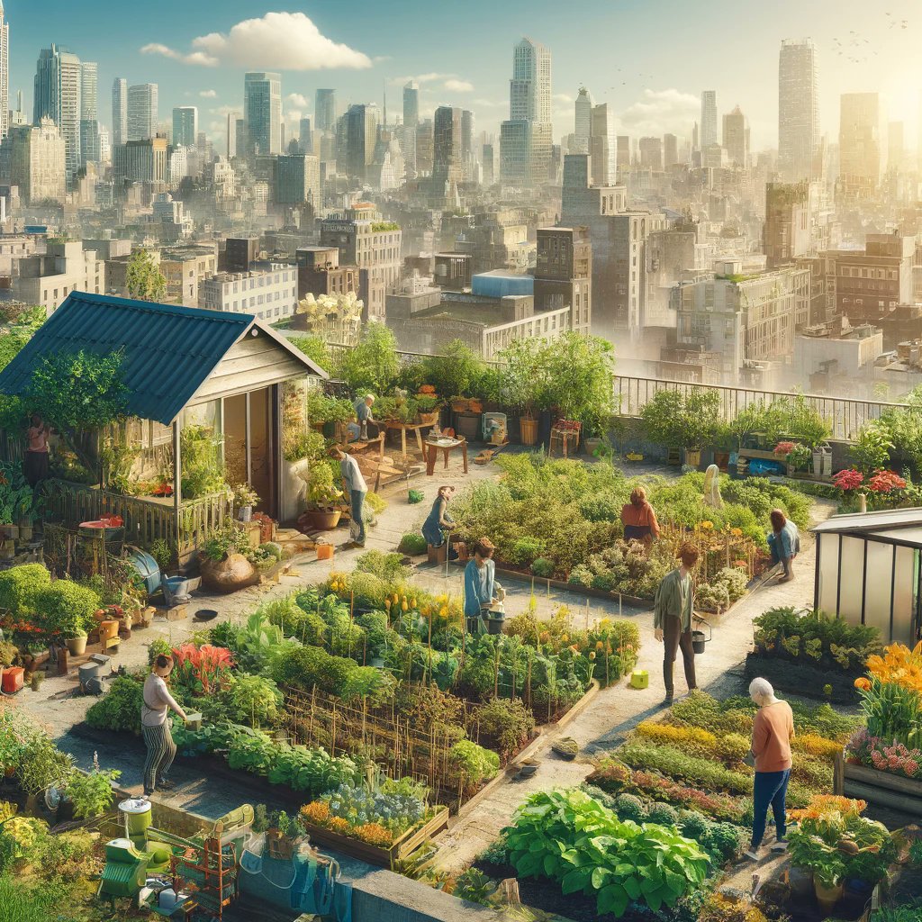 sakohide_eth's tweet photo. 🌿 Urban Oasis! Discover how our rooftop garden thrives amidst the city buzz. Do you have a green space where you live? Share your gardening stories! #UrbanGardening #GreenCity https://t.co/Y1WGudOGyg