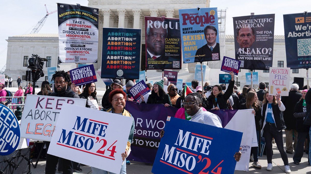 Biden campaign blames former President Trump for Louisiana proposed bill that would criminalize the possession of abortion pills mifepristone and misoprostol trib.al/3HtdpGX