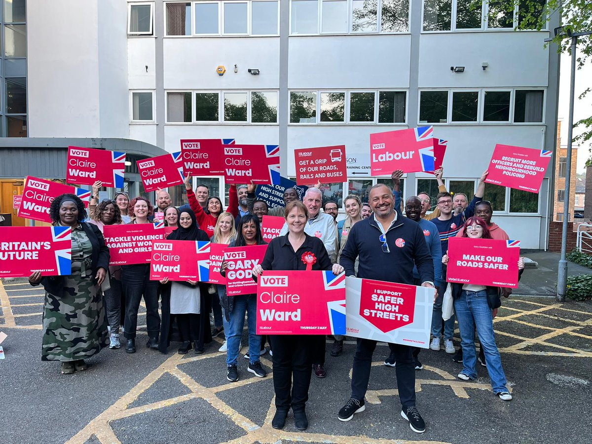 𝗣𝗼𝗹𝗹𝘀 𝗰𝗹𝗼𝘀𝗲 𝗶𝗻 𝗼𝗻𝗲 𝗵𝗼𝘂𝗿! 🗳️🌹 It's still not too late to #VoteLabour and together we can make Derbyshire and Nottinghamshire the best place to live, work, and learn. Find your nearest one here: iwillvote.org.uk