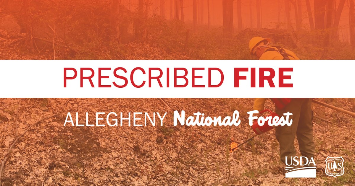 Ignitions are complete on the prescribed fire at Meads Mill near Pleasant Township, PA. Residual smoke may be visible. Please use caution on area roadways as emergency vehicles and smoke may still be present. Maps on Inciweb at inciweb.wildfire.gov/incident-infor…