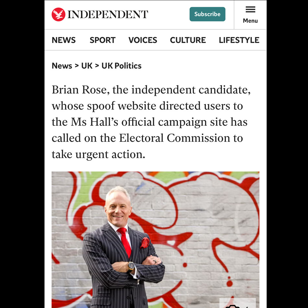 More great coverage of the domain hijacking story, this time courtesy of The Independent.

If you don’t know what happened, this article makes for an excellent summary of how the current Mayor of London elections are being corrupted by forces unknown who are happy to use my