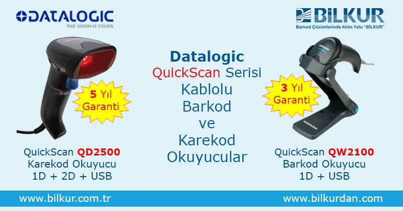 Datalogic QuickScan Serisi
Kablolu Kablosuz Karekod Okuyucular
bilkur.com.tr/urunler/Datalo…
bilkur.com.tr/urunler/Datalo…
bilkurdan.com/datalogic_qw21…
