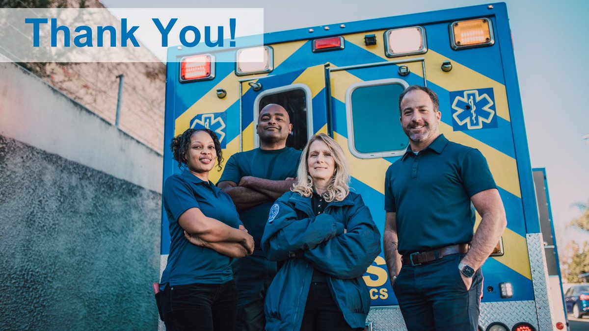 At the close of National EMS Week! @REMSTACenter thanks and acknowledges EMS personnel for their partnership in supporting school safety. We appreciate what you do!
#NationalEMSWeek