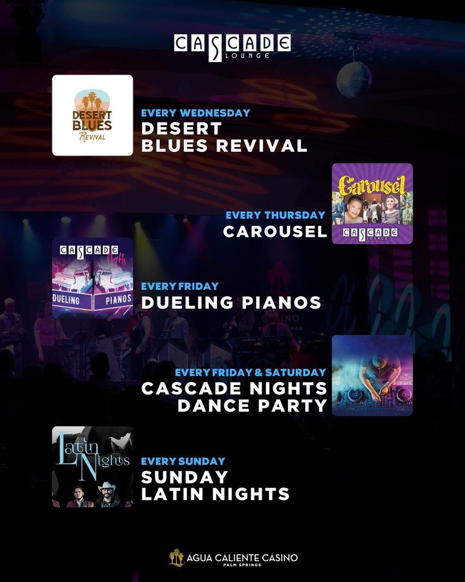 Dive into the best entertainment this May at Agua Caliente ✨ From concerts to comedy, we’ve got it all! Share this post with your friends and plan your next night out. aguacalientecasinos.com/entertainment/