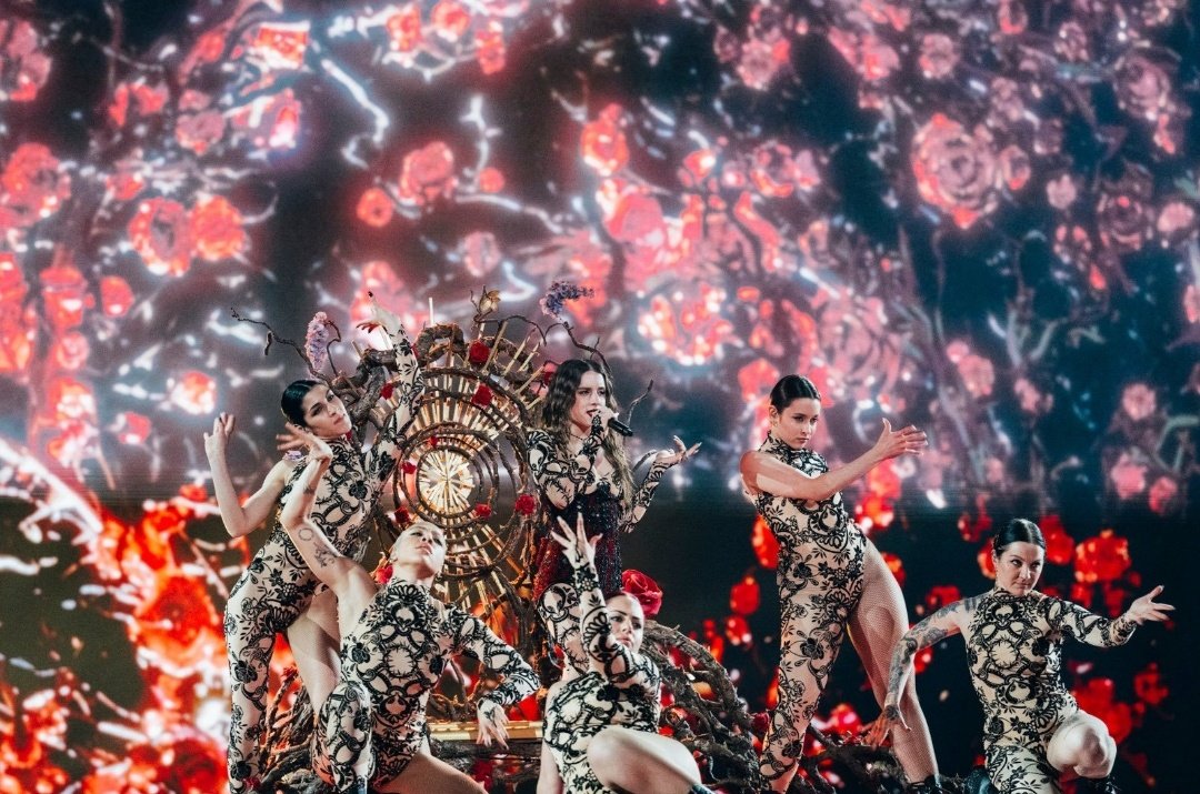 ITALY AND ANGELINA DEVOURED GIVE HER THE CRYSTAL MIC ALREADY #EUROVISION #Eurovision2024