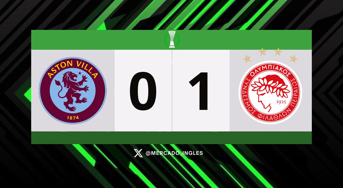⚽ Gol de Ayoub El Kaabi 🇬🇷 Aston Villa 0-1 Olympiakos
