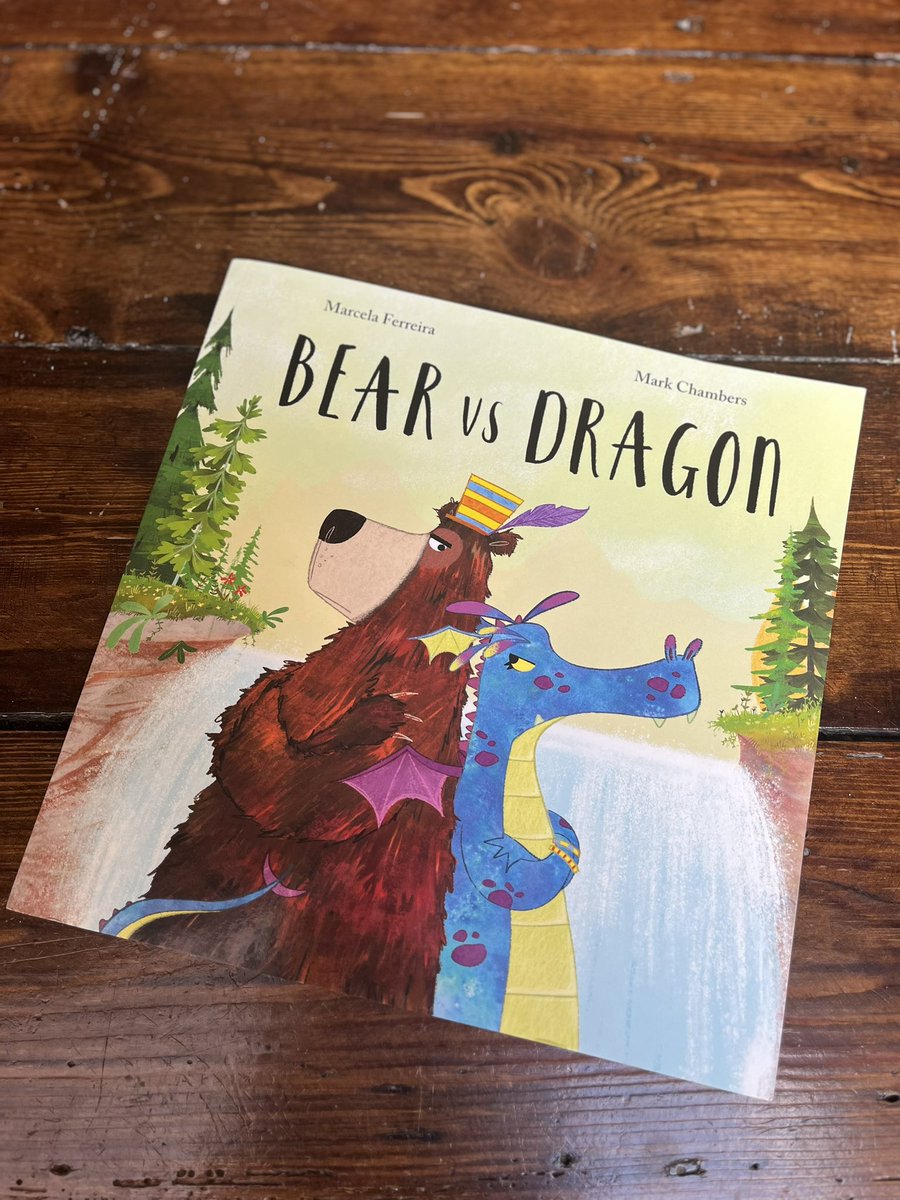 Happy publication day to me!! Bear vs Dragon is finally out in the world! Written by me, illustrated by Mark Chambers and published by @OxfordChildrens 🐻🐉🐻🐉🐻🐉