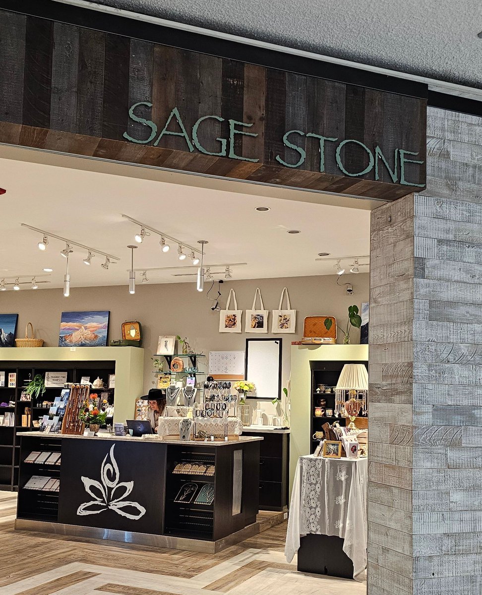 Congratulations to Sage Stone for opening their second location at ECC! 

This new store hosts 28 local artists and makers- what a huge accomplishment!

Visit them on the Pedway Level of the mall across from Purdy's.

#ECCmall #yegdt #congratulations