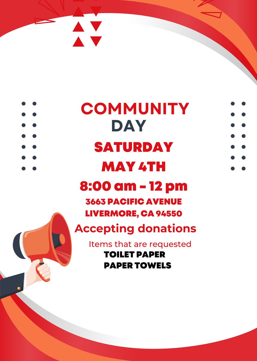 Tri-Valley Haven will be collecting donations at our community building located at 3663 Pacific Avenue in Livermore this Saturday May 4th from 8 a.m. to 12 p.m. DonationDrive #CommunitySupport