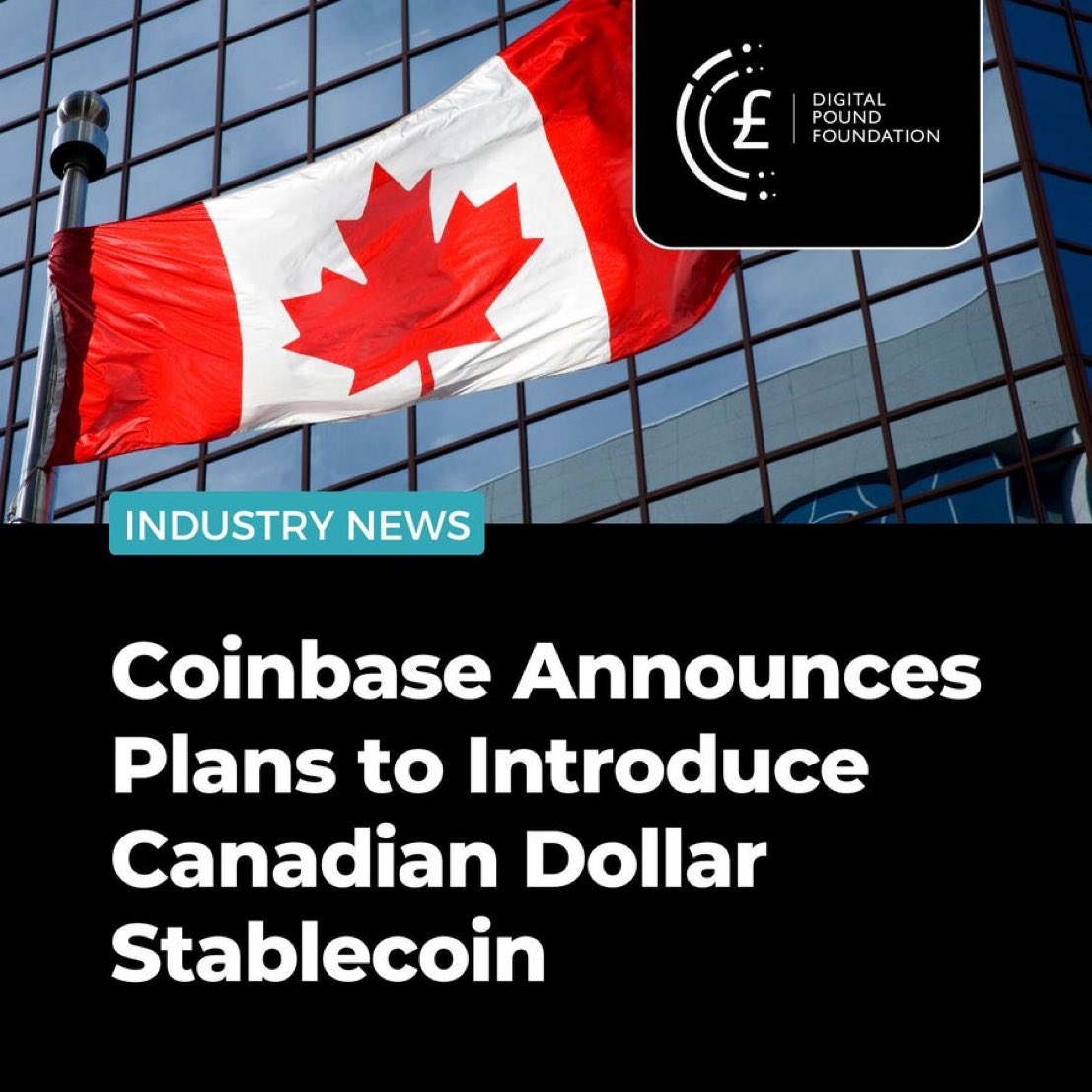 Following their recent acquisition of a license to operate in #Canada, the #cryptocurrency exchange @Coinbase has announced plans to support a #stablecoin pegged to the #Canadian #dollar 👉 buff.ly/3weKEkv ... #DigitalCurrencies #Cryptocurrency #Fintech #Coinbase