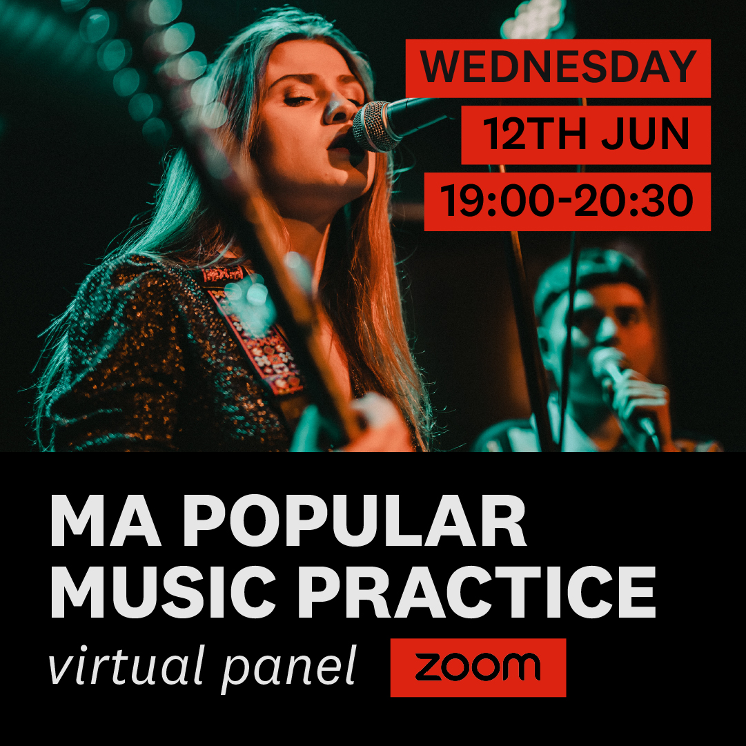 Interested in our MA Popular Music Practice? Join us for our virtual panel to hear from graduates and the course leader, giving you an overview of the courses from all angles! This will take place online via Zoom. Register at bimm.ie/open-days