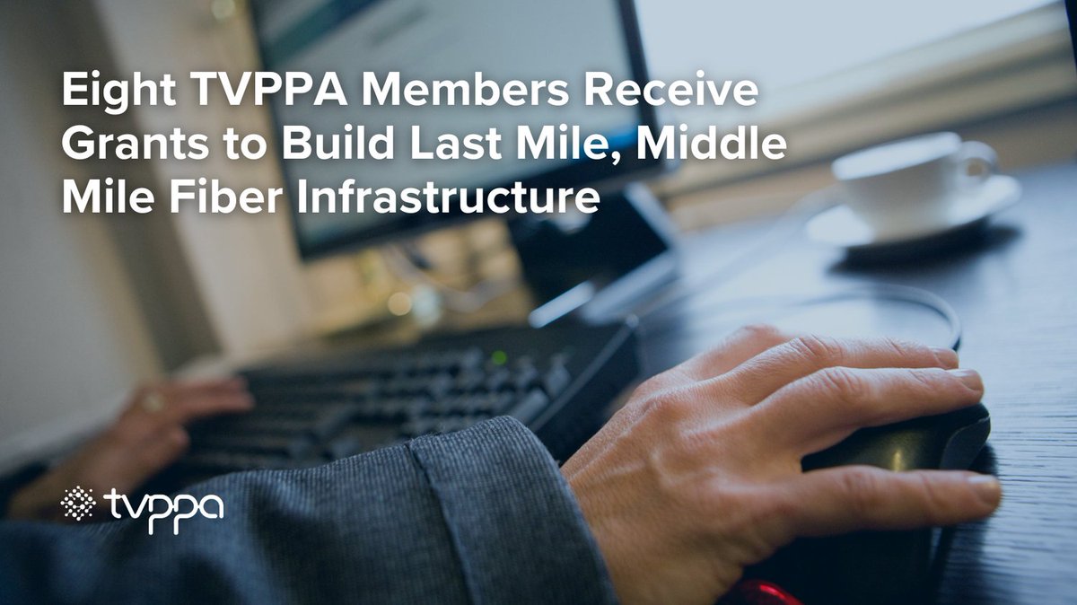 Exciting news! Eight #TVPPA members recently received grants from the state of Tennessee to expand broadband access to more than 236,000 underserved Tennesseans across 92 counties. Read more: bit.ly/4aVP3b5