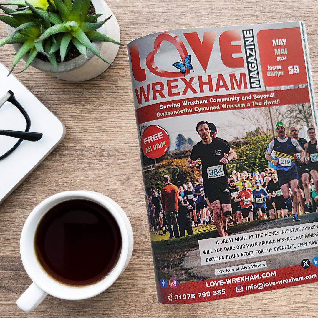 #NorthWalesSocial โฌ๏ธ๐ด๓ ง๓ ข๓ ท๓ ฌ๓ ณ๓ ฟ๐ค (@nwalessocial) on Twitter photo #NWalesHour
#Wrexham
#MayDay
Pick up your FREE monthly copy of <a href="/love_wrexham/">Love Wrexham Magazine</a> magazine from your local convenience store or supermarket, or alternatively, sign up for the online version of the magazine below!
love-wrexham.com/2024/05/01/lovโฆ #NWalesHour
#Wrexham
#MayDay
Pick up your FREE monthly copy of <a href="/love_wrexham/">Love Wrexham Magazine</a> magazine from your local convenience store or supermarket, or alternatively, sign up for the online version of the magazine below!
love-wrexham.com/2024/05/01/lovโฆ