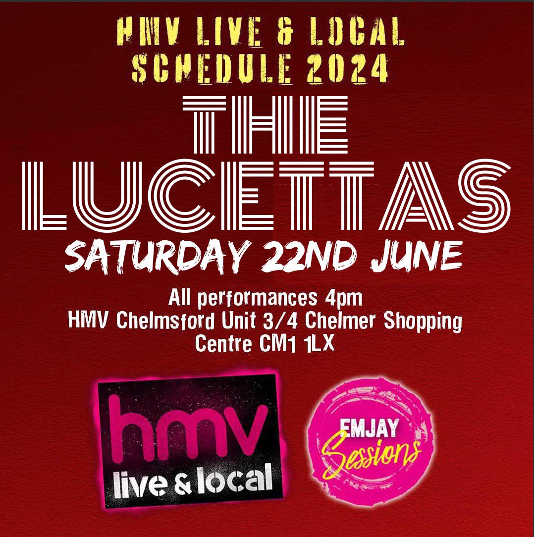 ☀️ Summer is coming ☀️ - Buzzing to announce that will be playing a unique stripped back acoustic set for HMV live and local, at @hmvtweets on Saturday 22nd June, come down to the store that day, meet us and have a listen! Looking forward to seeing yous there ✌🏻